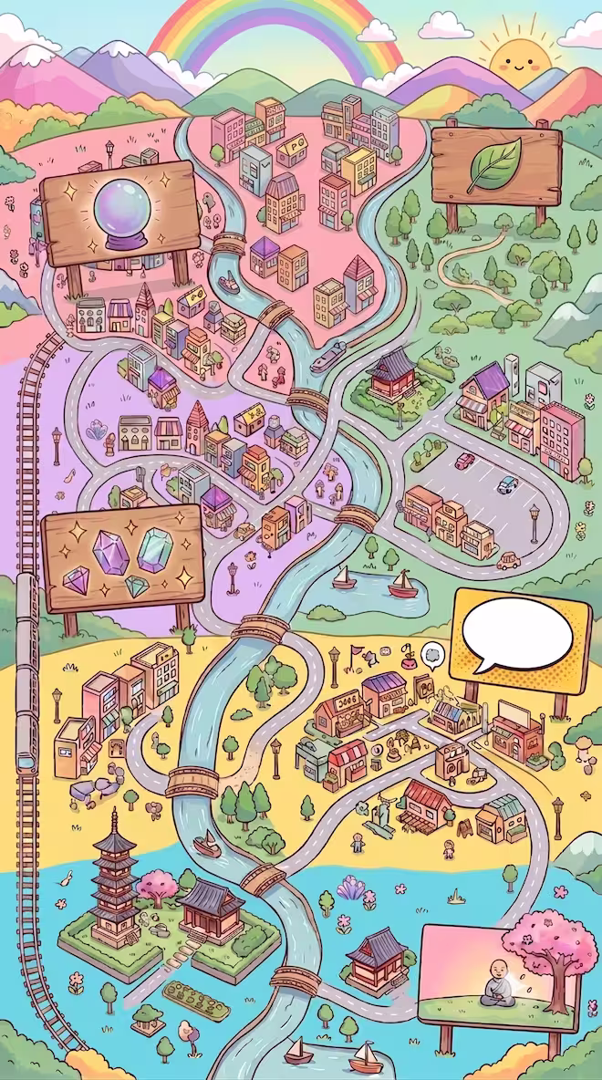 Spiritual Town Map